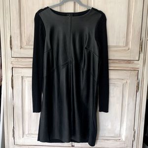 Vegan leather dress